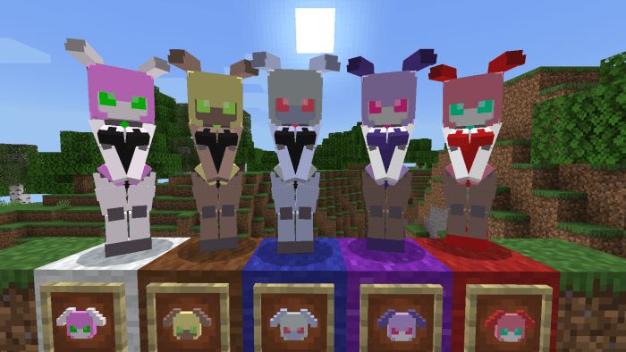 Lovely Robots Addon (1.19, 1.18) – MCPE/Bedrock Mod — screenshot 2