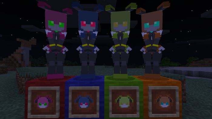 Lovely Robots Addon (1.19, 1.18) – MCPE/Bedrock Mod — screenshot 3