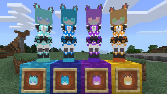 Lovely Robots Addon (1.19, 1.18) – MCPE/Bedrock Mod — screenshot 5