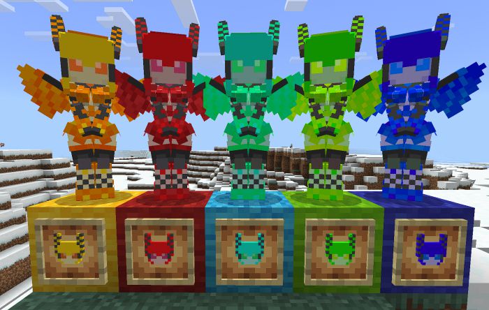 Lovely Robots Addon (1.19, 1.18) – MCPE/Bedrock Mod — screenshot 7