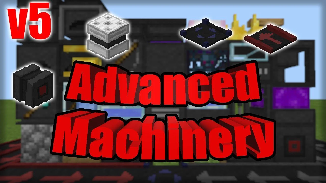 Advanced Machinery Addon (1.19) – MCPE/Bedrock Redstone Flux Mod