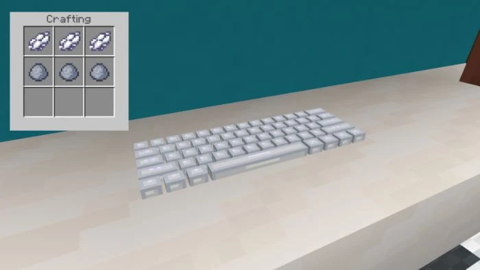 Mechanical Keyboard Addon (1.19) – MCPE/Bedrock Mod — screenshot 5