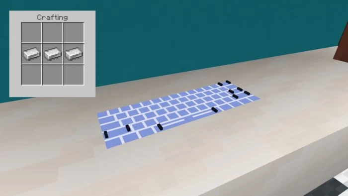 Mechanical Keyboard Addon (1.19) – MCPE/Bedrock Mod — screenshot 7