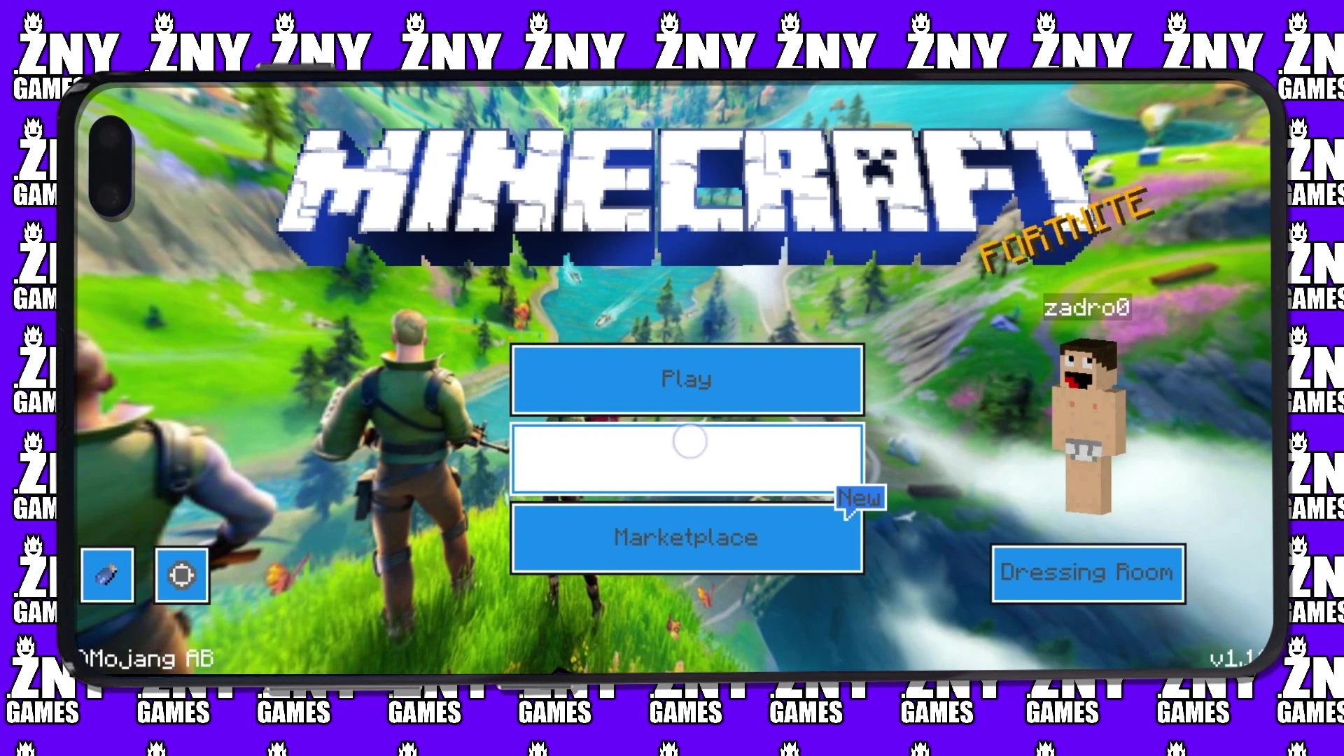 Fortnite Edition UI Pack (1.21, 1.20) – MCPE/Bedrock — screenshot 6