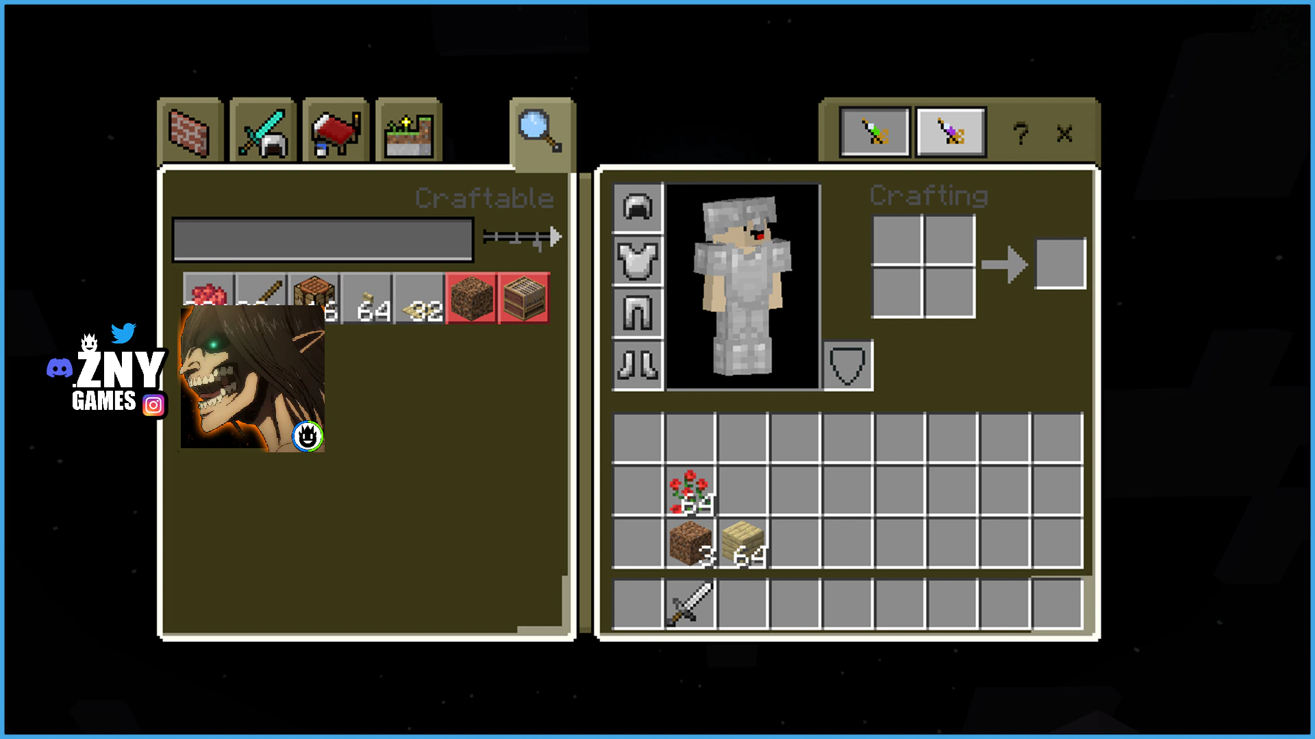 Attack On Titan UI Pack (1.21, 1.20) – MCPE/Bedrock — screenshot 8