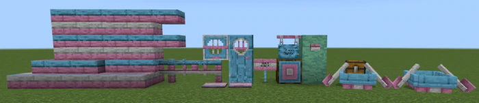 Trans Flag Over Jungle Wood Texture Pack (26.x, 1.21) – MCPE/Bedrock — screenshot 1