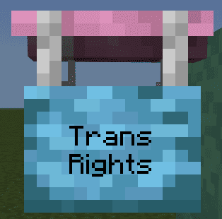 Trans Flag Over Jungle Wood Texture Pack (26.x, 1.21) – MCPE/Bedrock — screenshot 6