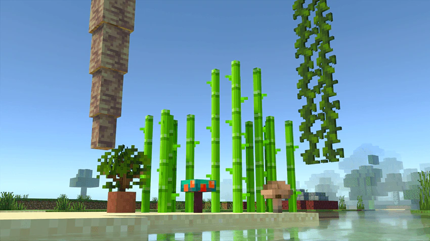 3D Vanilla Blocks Texture Pack (1.21, 1.20) – MCPE/Bedrock — screenshot 1