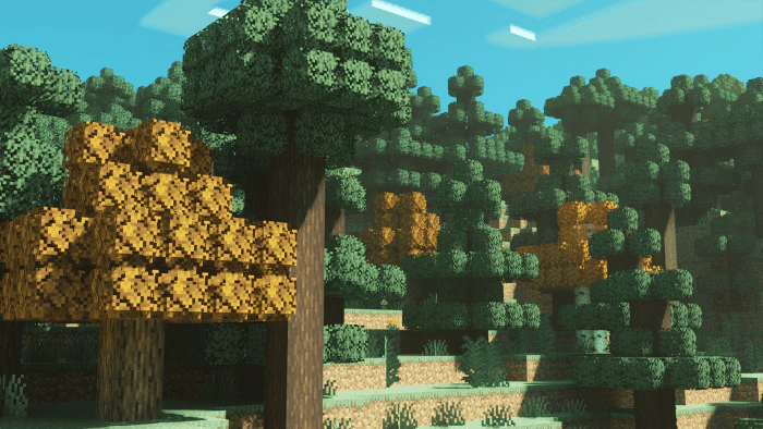 Trees Plus+ Texture Pack (1.26+, 1.21) – MCPE/Bedrock Better Trees Pack — screenshot 6