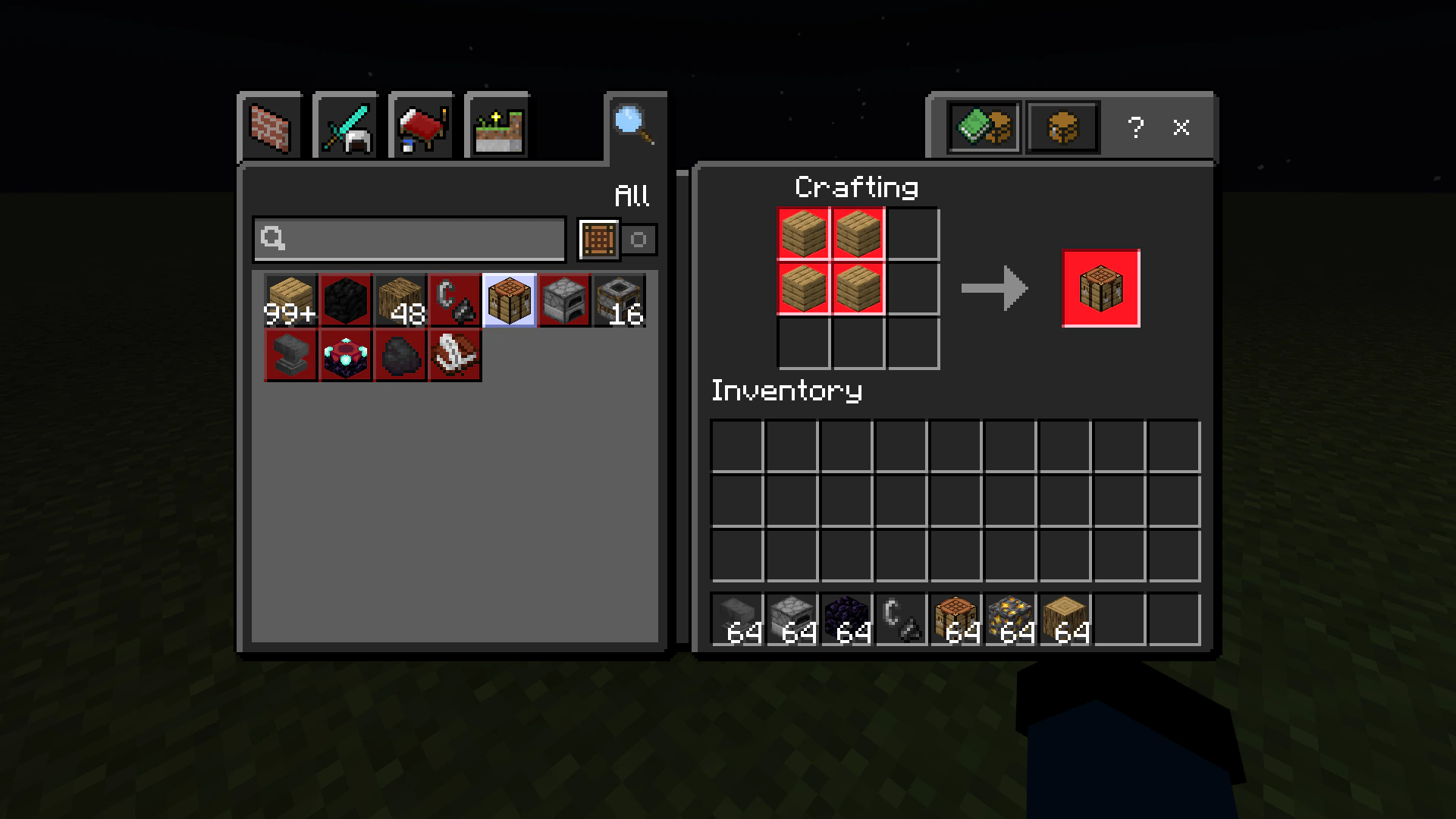 Maximum Dark UI Bedrock Pack (1.21, 1.20) – MCPE/Bedrock — screenshot 4