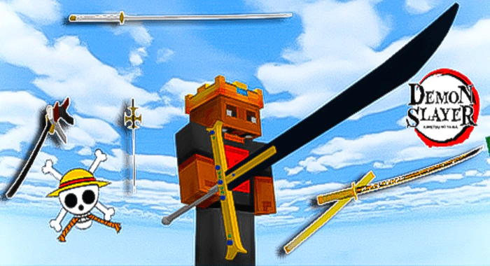 Anime Sword Texture Pack (1.21, 1.20) – MCPE/Bedrock