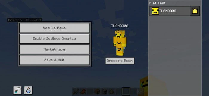 The Ty-el's Settings Overlay UI Pack (1.21, 1.20) – MCPE/Bedrock — screenshot 1