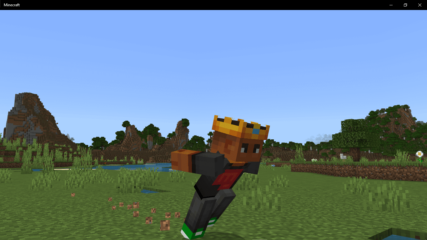 Realistic Naruto Run Texture Pack (1.21, 1.20) – MCPE/Bedrock — screenshot 1