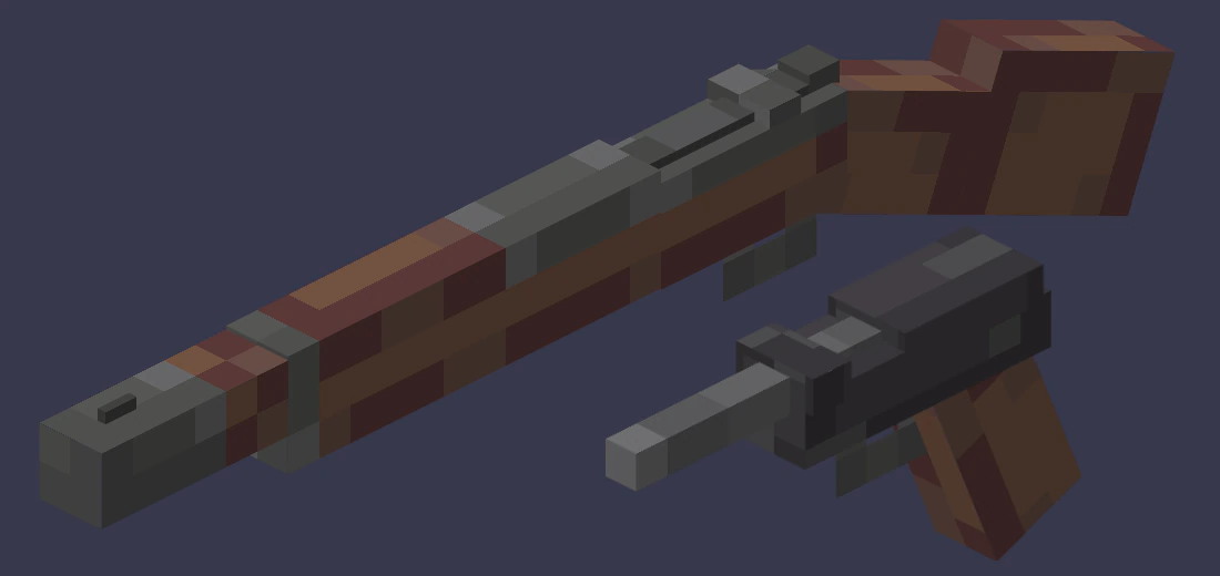 Pekit's Bows to Guns WWII Texture Pack (26.x, 1.21) – MCPE/Bedrock — screenshot 3