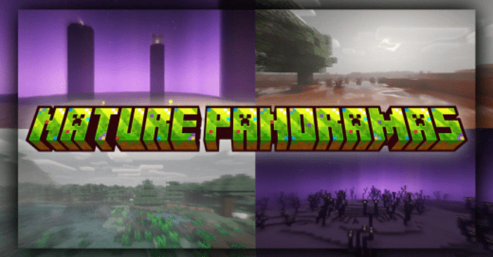 Nature Panoramas UI Pack (26.x, 1.20) – MCPE/Bedrock
