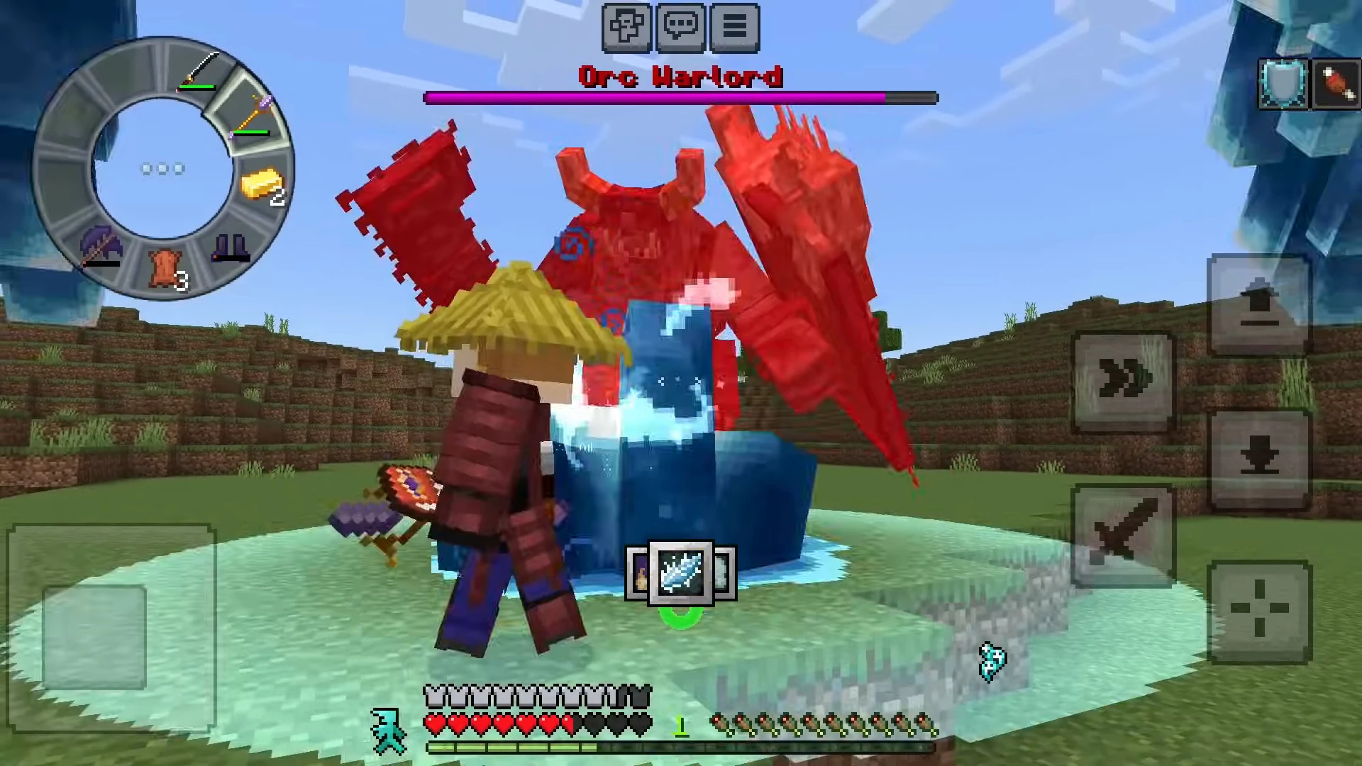Circular Hotbar Texture Pack (26.x, 1.21) – MCPE/Bedrock RPG Pack — screenshot 3