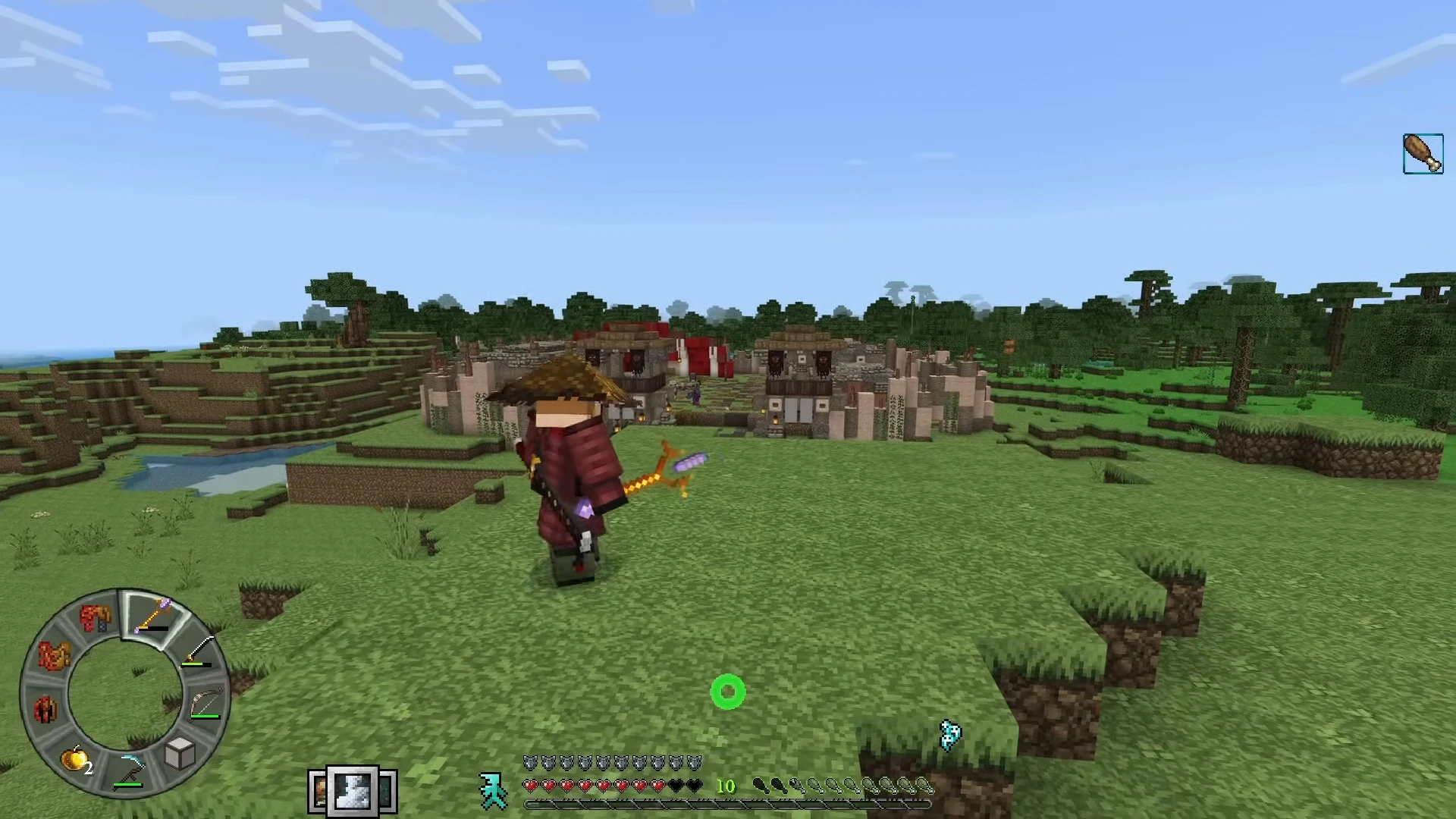 Circular Hotbar Texture Pack (26.x, 1.21) – MCPE/Bedrock RPG Pack — screenshot 4