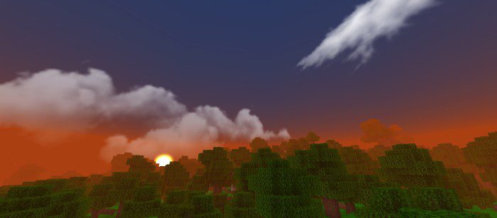 Clouds Texture Pack (1.20, 1.19) – Support RenderDragon — screenshot 1