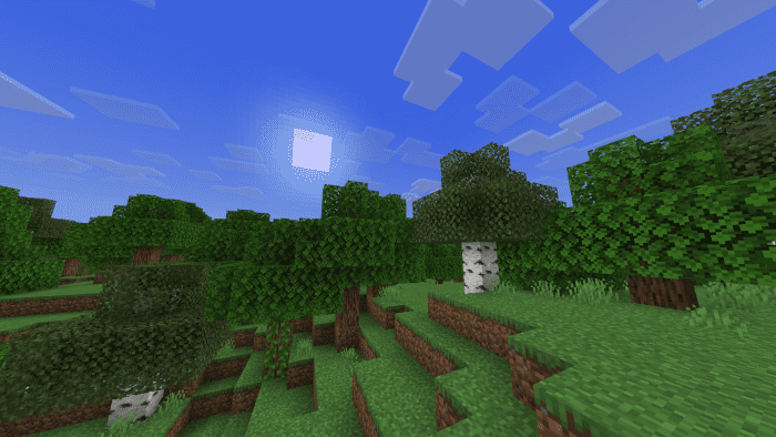 Better Sky Texture Pack (1.20, 1.19) – MCPE/Bedrock — screenshot 1