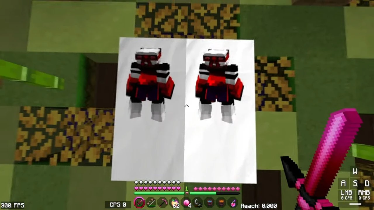 Bedless Noob 350k Texture Pack (1.20, 1.19) – MCPE/Bedrock PvP Pack — screenshot 1