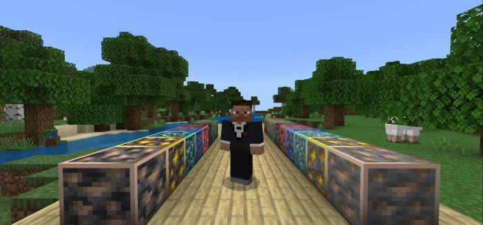 Animated Ore Borders Texture Pack (1.26+) – MCPE/Bedrock — screenshot 2