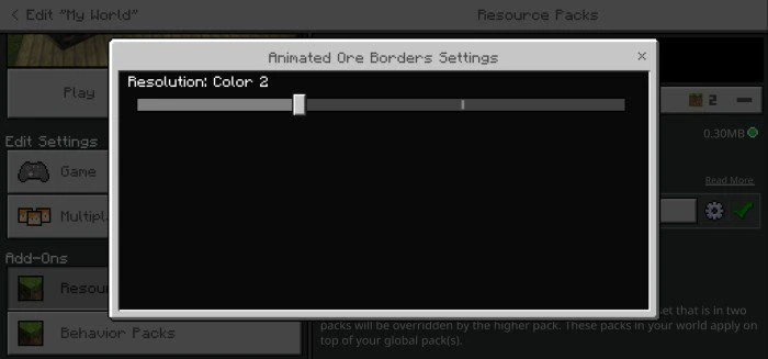 Animated Ore Borders Texture Pack (1.26+) – MCPE/Bedrock — screenshot 6