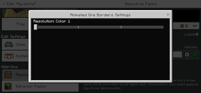 Animated Ore Borders Texture Pack (1.26+) – MCPE/Bedrock — screenshot 8