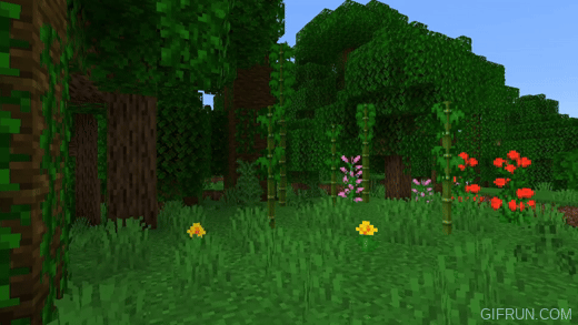 Real Waving Plants Texture Pack (1.20, 1.19) – MCPE/Bedrock — screenshot 2
