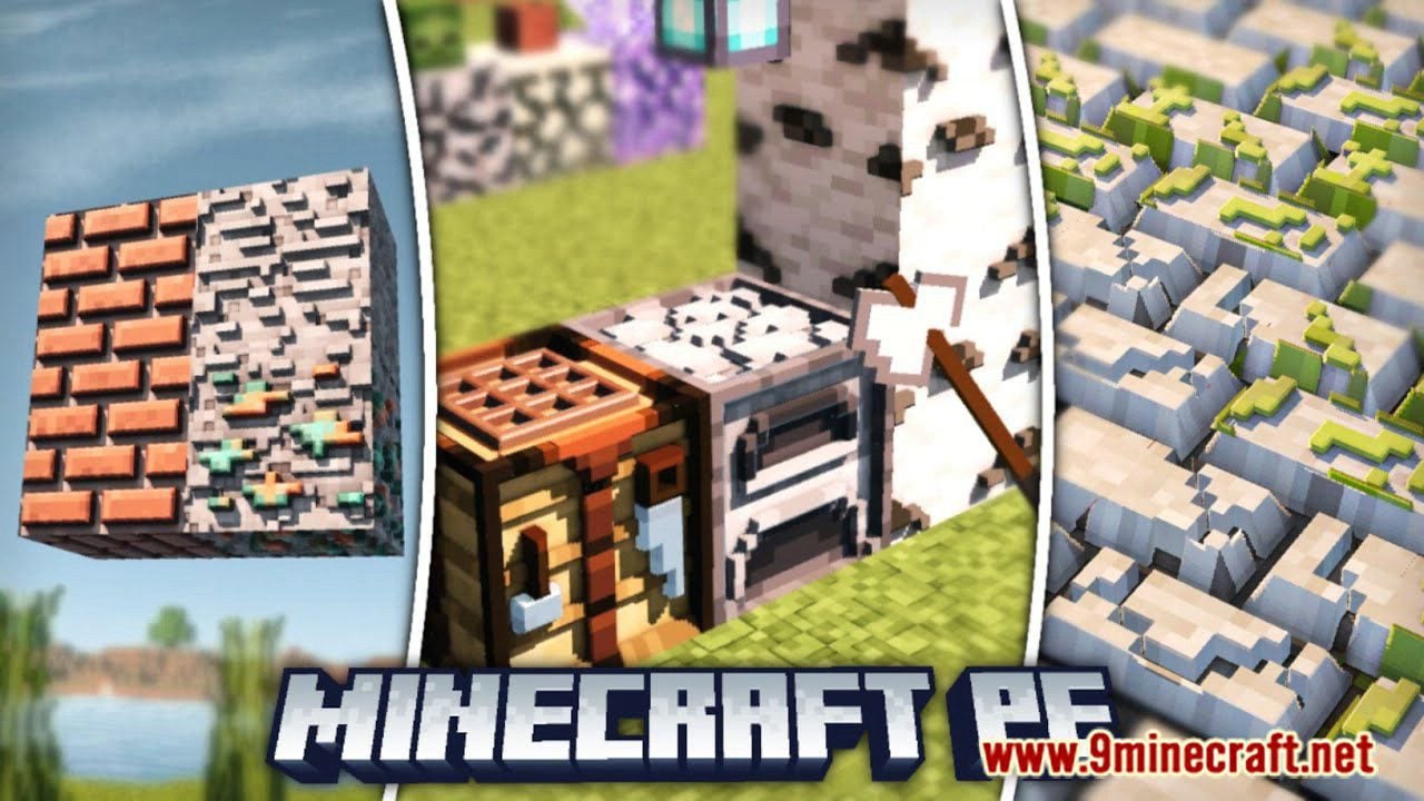 Minecraft 3D Texture Pack (1.26, 1.21) for MCPE/Bedrock Edition