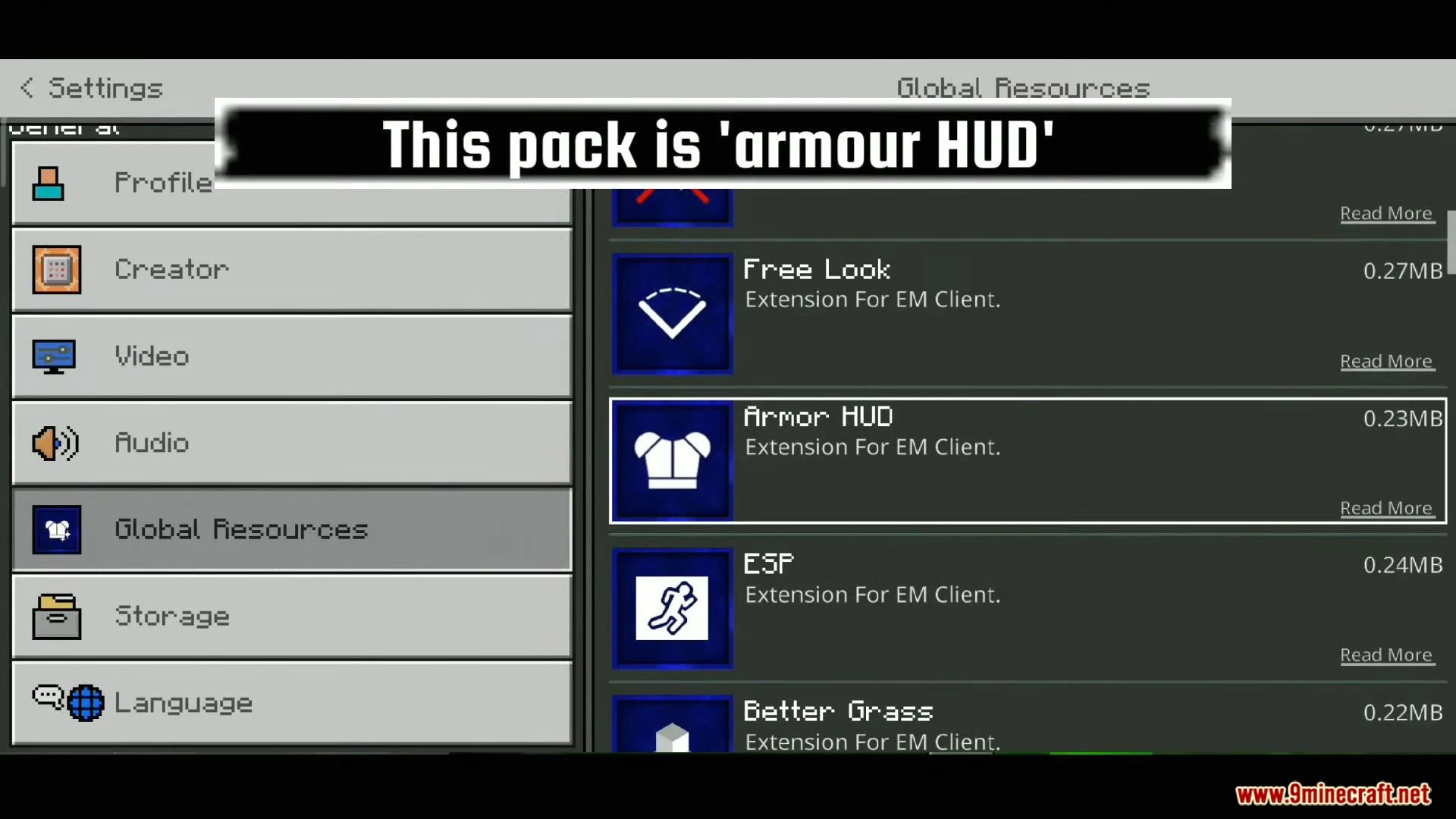 EM Client (26.x, 1.21) – Full Bright, ESP, F1, Hotbar Buttons — screenshot 4