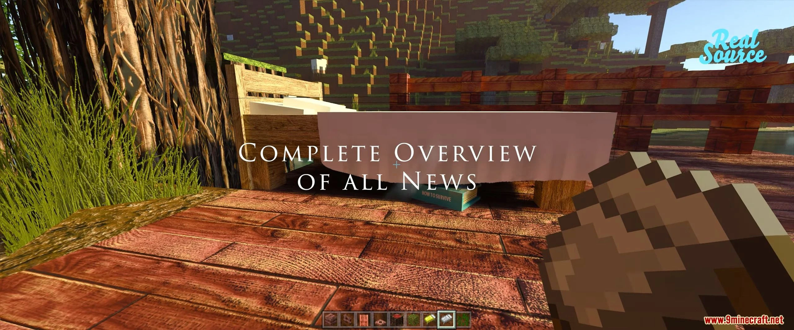 RealSource Realistic RTX Texture Pack (1.19, 1.18) for MCPE/Bedrock Edition — screenshot 1
