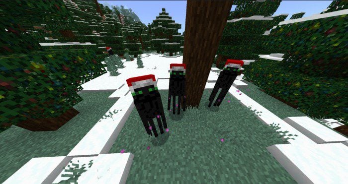 Snowy Sparkle Resource Pack (1.20, 1.19) – MCPE/Bedrock Christmas Pack — screenshot 3