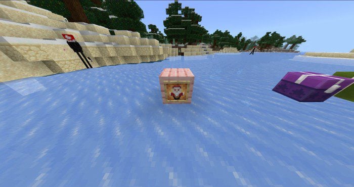Snowy Sparkle Resource Pack (1.20, 1.19) – MCPE/Bedrock Christmas Pack — screenshot 7