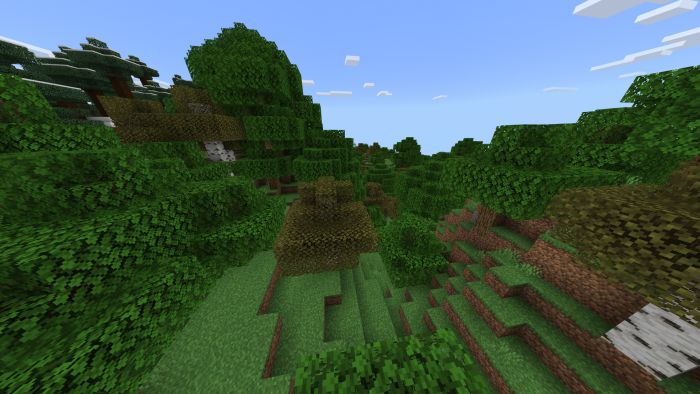Better Birch Leaves Texture Pack (1.20, 1.19) – MCPE/Bedrock — screenshot 6