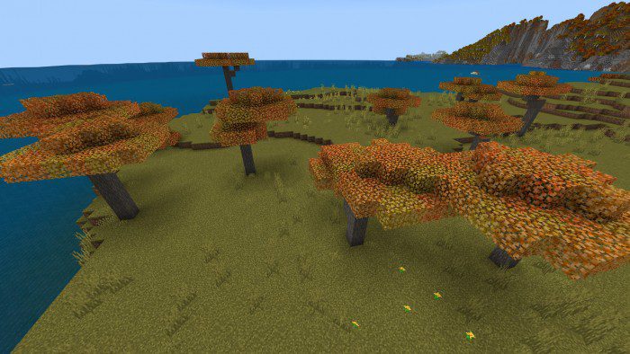 Fall Colors Texture Pack (1.20) – MCPE/Bedrock — screenshot 3
