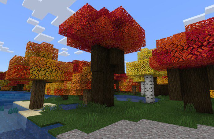 Fall Colors Texture Pack (1.20) – MCPE/Bedrock — screenshot 4