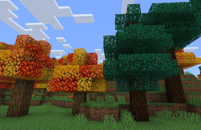 Fall Colors Texture Pack (1.20) – MCPE/Bedrock — screenshot 6