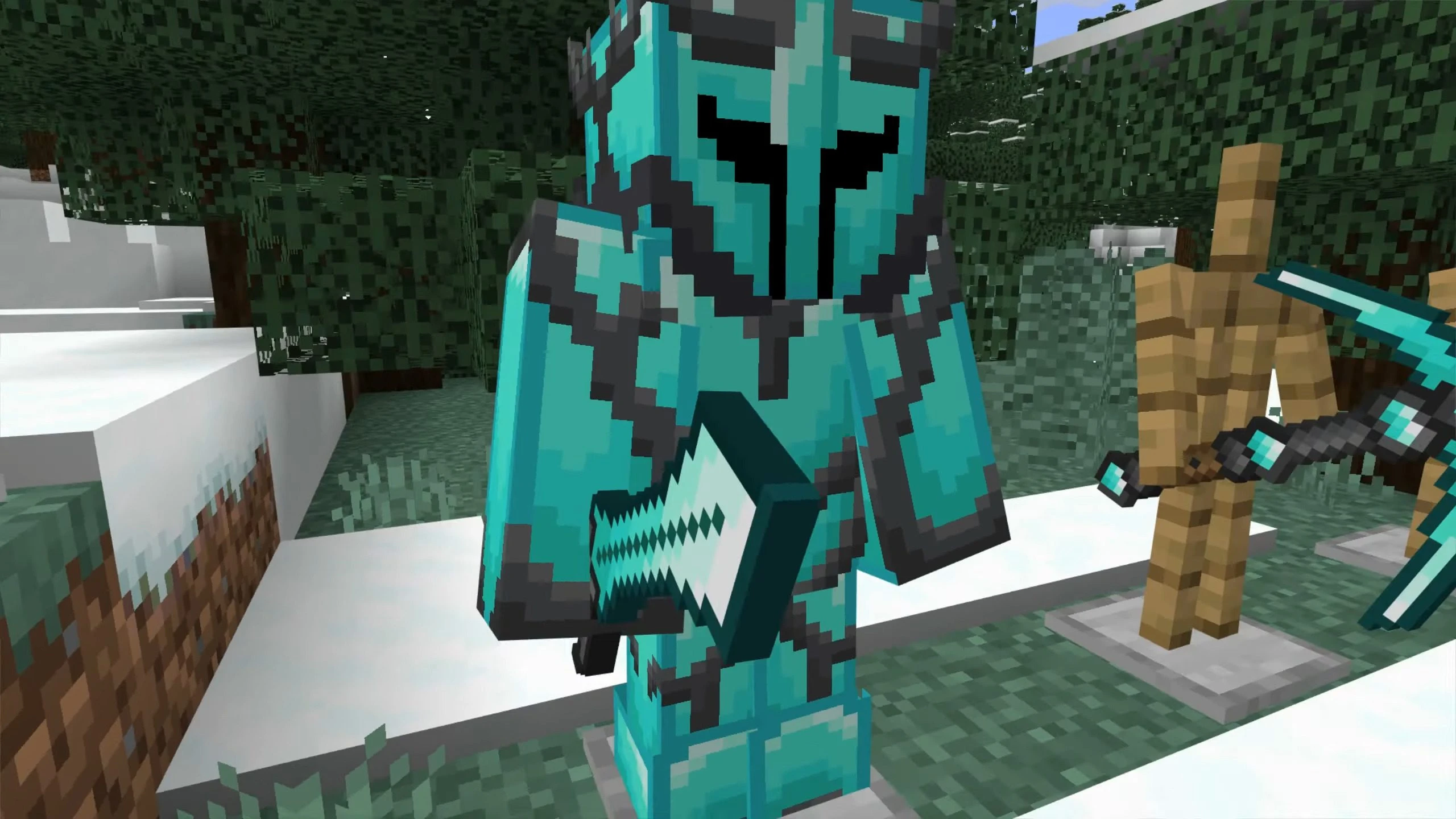 The Blue Knight Texture Pack (1.20, 1.19) – MCPE/Bedrock Mod — screenshot 6