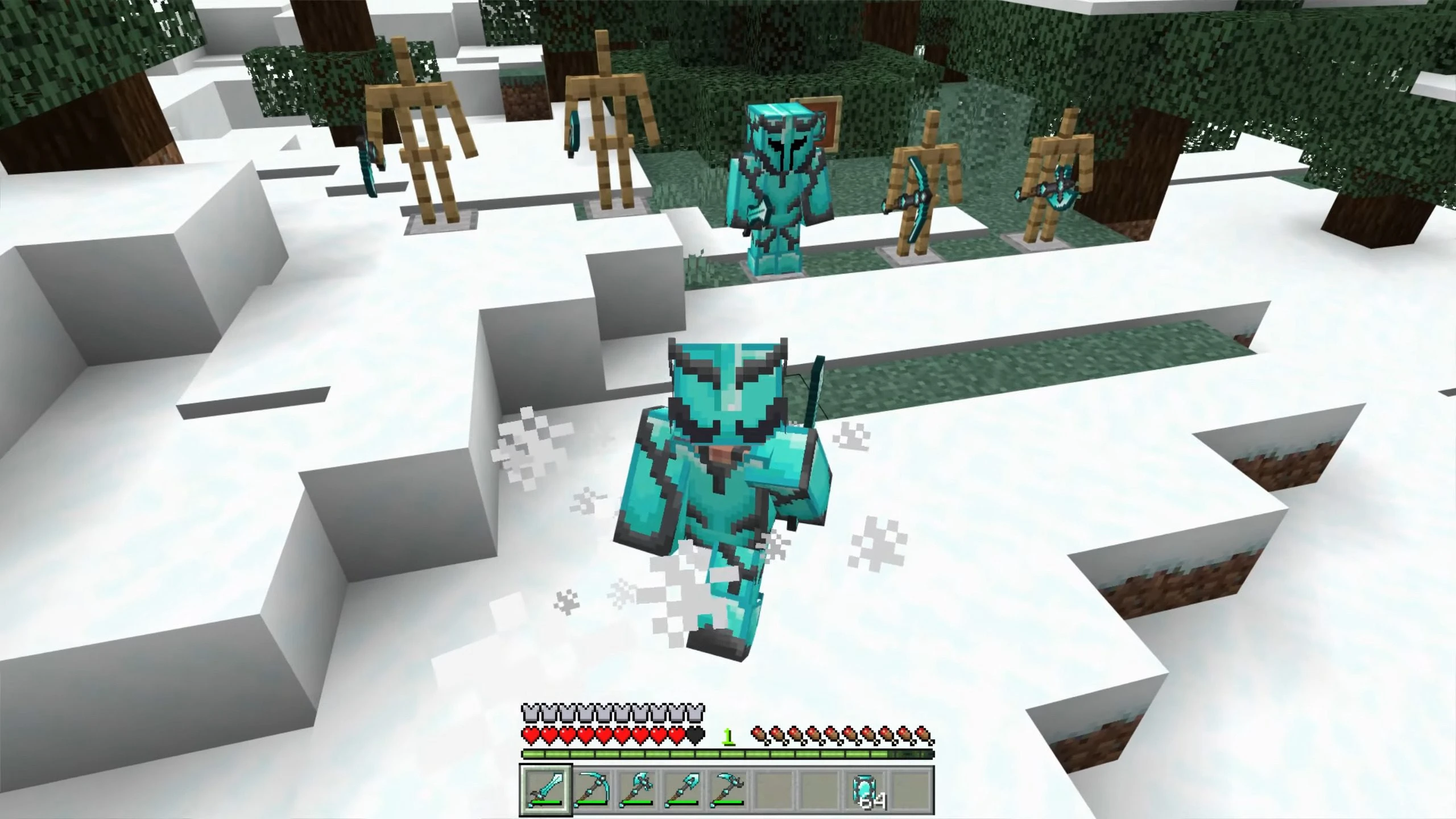 The Blue Knight Texture Pack (1.20, 1.19) – MCPE/Bedrock Mod — screenshot 8