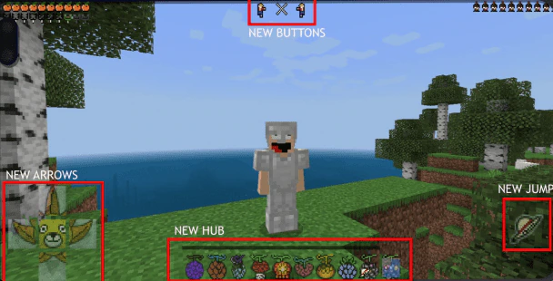 One Piece UI Pack (1.20) – MCPE/Bedrock — screenshot 5