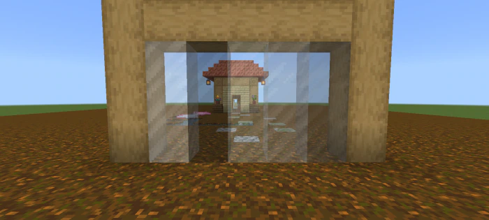 Realism Glass Texture Pack (1.21, 1.20) – MCPE/Bedrock — screenshot 5