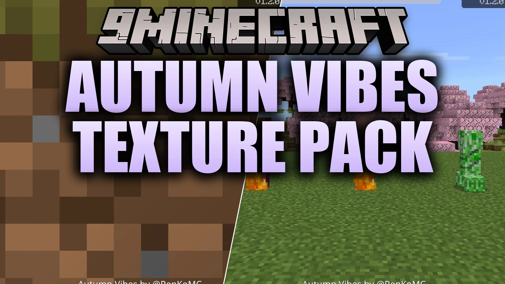 Autumn Vibes Texture Pack (26.x, 1.21) – With 3D Tools for MCPE/Bedrock