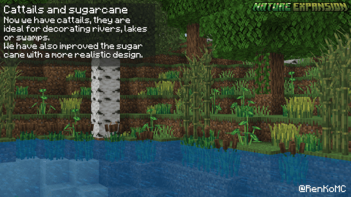Nature Expansion Texture Pack (1.26+) – MCPE/Bedrock — screenshot 6