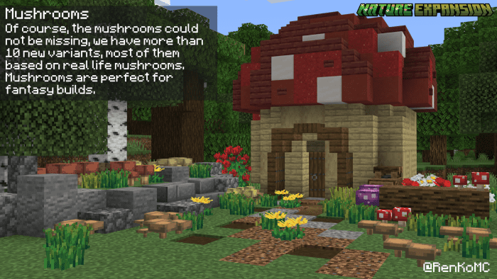 Nature Expansion Texture Pack (1.26+) – MCPE/Bedrock — screenshot 7