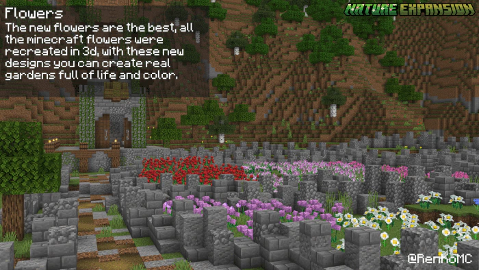 Nature Expansion Texture Pack (1.26+) – MCPE/Bedrock — screenshot 8