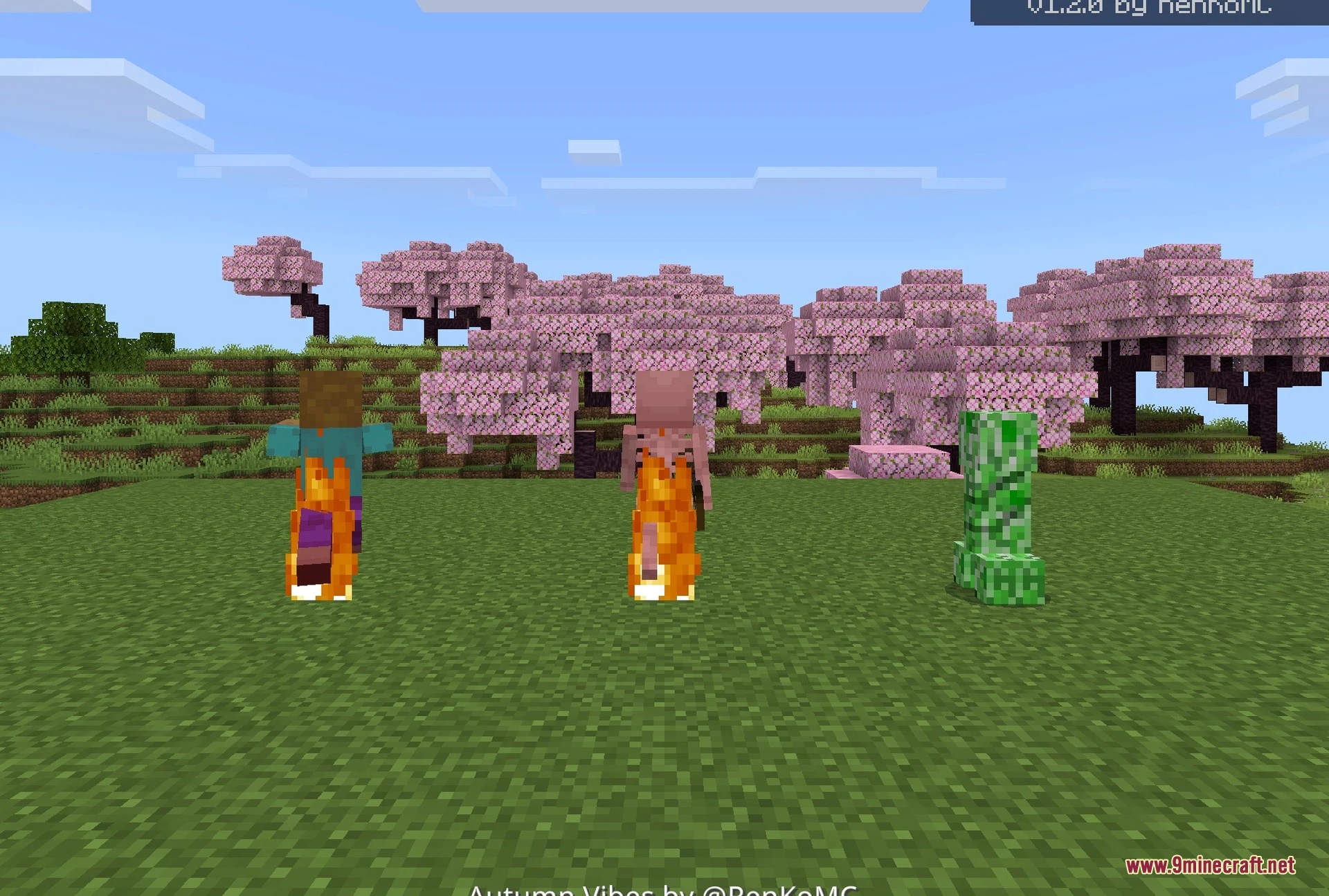 Autumn Vibes Texture Pack (26.x, 1.21) – With 3D Tools for MCPE/Bedrock — screenshot 5
