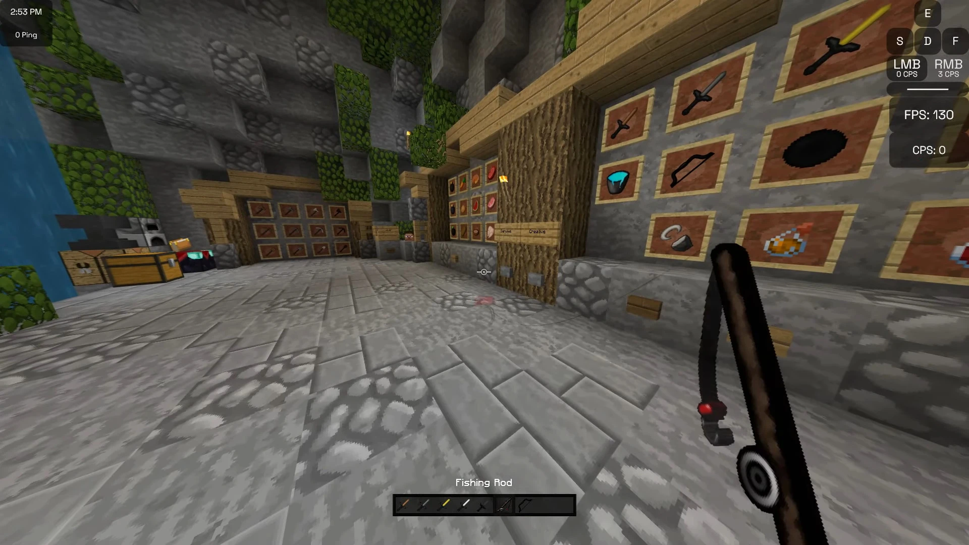 Black [128x] Texture Pack (1.21, 1.20) – MCPE/Bedrock PvP Pack — screenshot 1