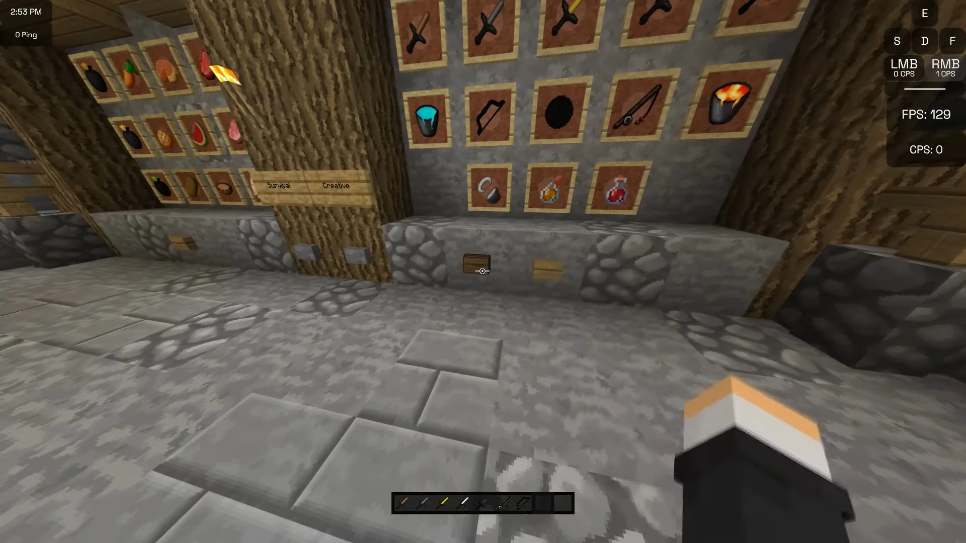 Black [128x] Texture Pack (1.21, 1.20) – MCPE/Bedrock PvP Pack — screenshot 2