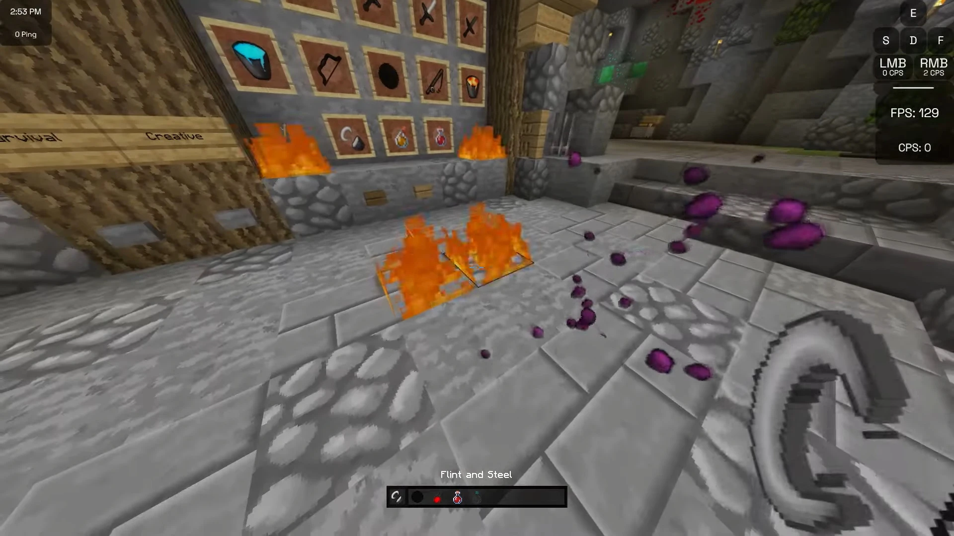 Black [128x] Texture Pack (1.21, 1.20) – MCPE/Bedrock PvP Pack — screenshot 3