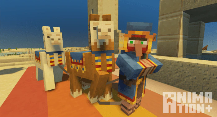 AnimationPlus Resource Pack (26.x, 1.20) – MCPE/Bedrock — screenshot 1